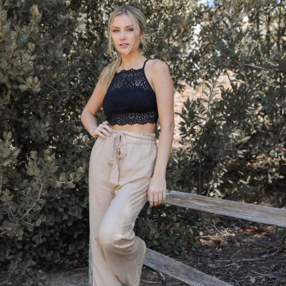 The Iris Bralette - Lace boho crop top - Picture 4 of 4